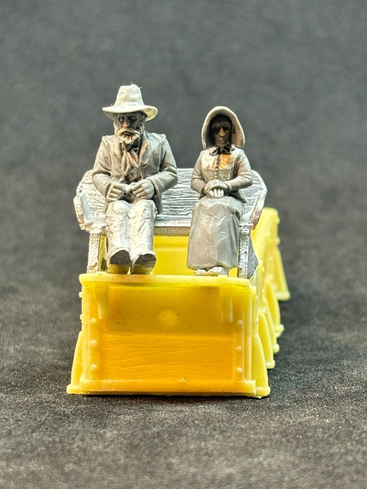 Civilian wagon riders - Western - 28mm - BG-AWE093