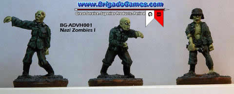 Evil German Zombies (Neubelebentruppen - Reanimated Troopers)- WW2 Pulp Horror - BG-ADVH001