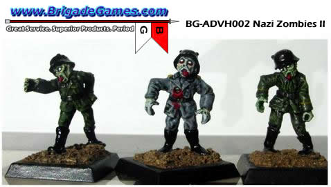 Evil German Zombies II (Neubelebentruppen - Reanimated Troopers)- WW2 Pulp Horror - BG-ADVH002