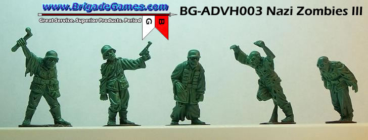 Evil German Zombies III (Neubelebentruppen - Reanimated Troopers)- WW2 Pulp Horror - BG-ADVH003