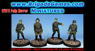 Evil German Zombies IV (Neubelebentruppen - Reanimated Troopers)- WW2 Pulp Horror - BG-ADVH004
