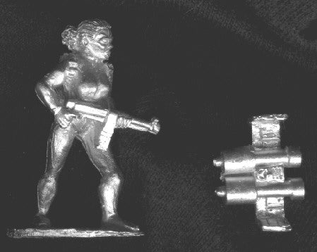 Female Rocket Trooper - Raketejagerin - WW2 Pulp Horror - BG-ADVH020