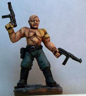 German Zusammengesetzttruppen - Composite Trooper - with MP-38s- WW2 Pulp Horror - BG-ADVH070
