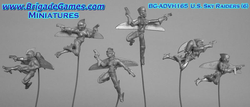 U.S. Sky Raiders w/Rocket Packs - WW2 Pulp Horror - BG-ADVH165