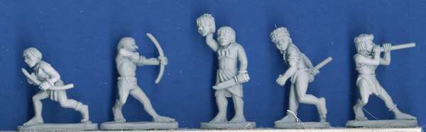 South American Javaro Headhunters (5) - BG-CEN041 - Caribbean Empires