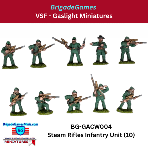 Steam-Rifles Infantry Unit - BG-GACW004