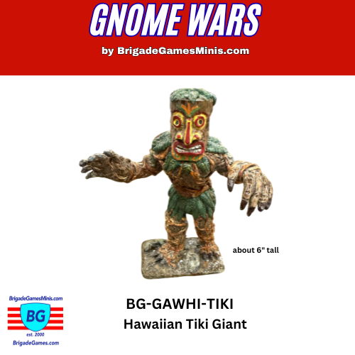 Hawaiian Gnome Tiki Giant - Gnome Wars