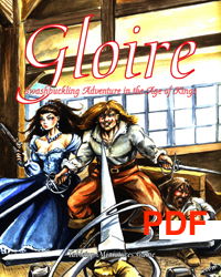 Gloire Skirmish Wargaming Rules (dueling and swashbuckling fun)  (PDF - Digital Version)