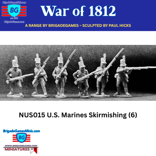 U.S. Marines Skirmishing (6) - War of 1812 - BG-NUS015
