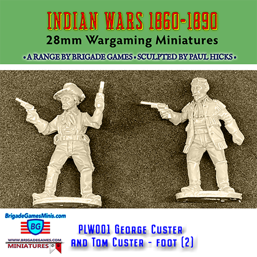 PLW001 George Custer and Tom Custer (foot) - Plains War