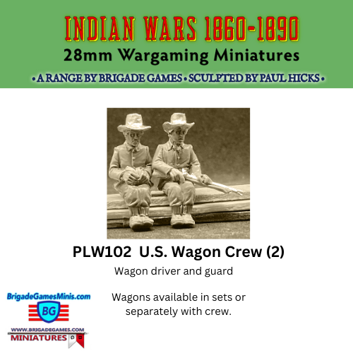 U.S. Wagon Driver and Guard - Plains War - PLW102