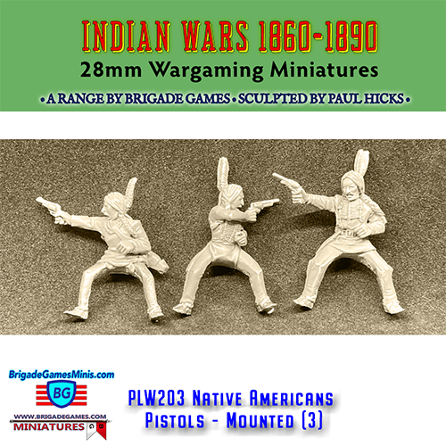 PLW203 Native Americans 4 - Pistols - Plains War