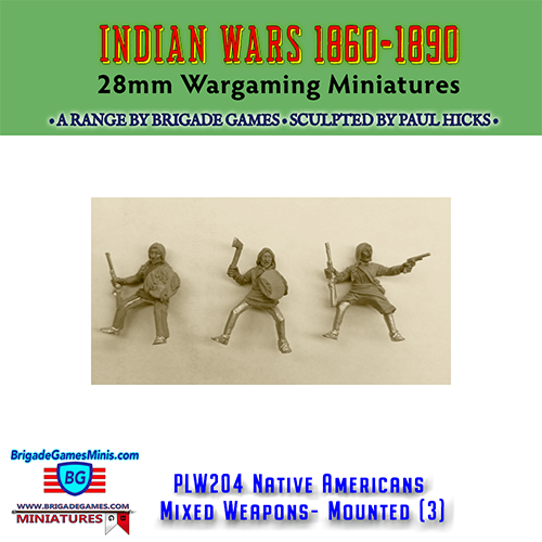 PLW204 Native Americans 5 - Assorted Weapons - Plains War