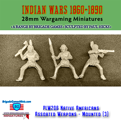 PLW206 Native Americans 7 - Assorted Weapons - Plains War