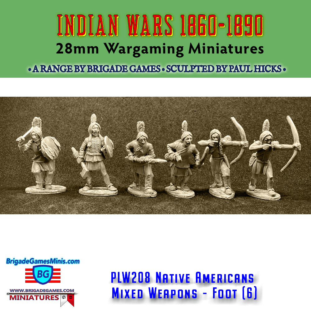 PLW208 Native Americans 9 - Mixed Weapons - Plains War