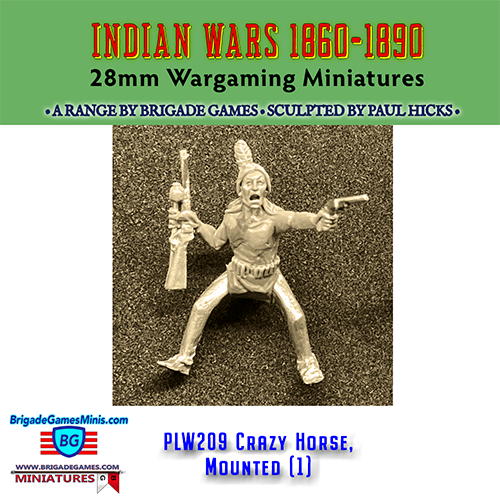 PLW209 Crazy Horse - Mounted - Plains War