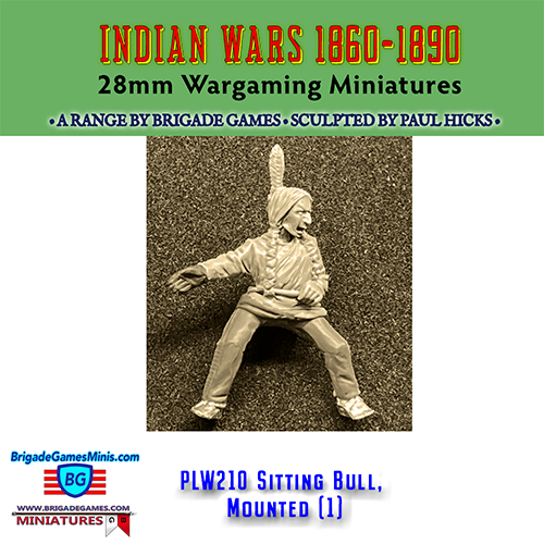 PLW210 Sitting Bull - Mounted - Plains War