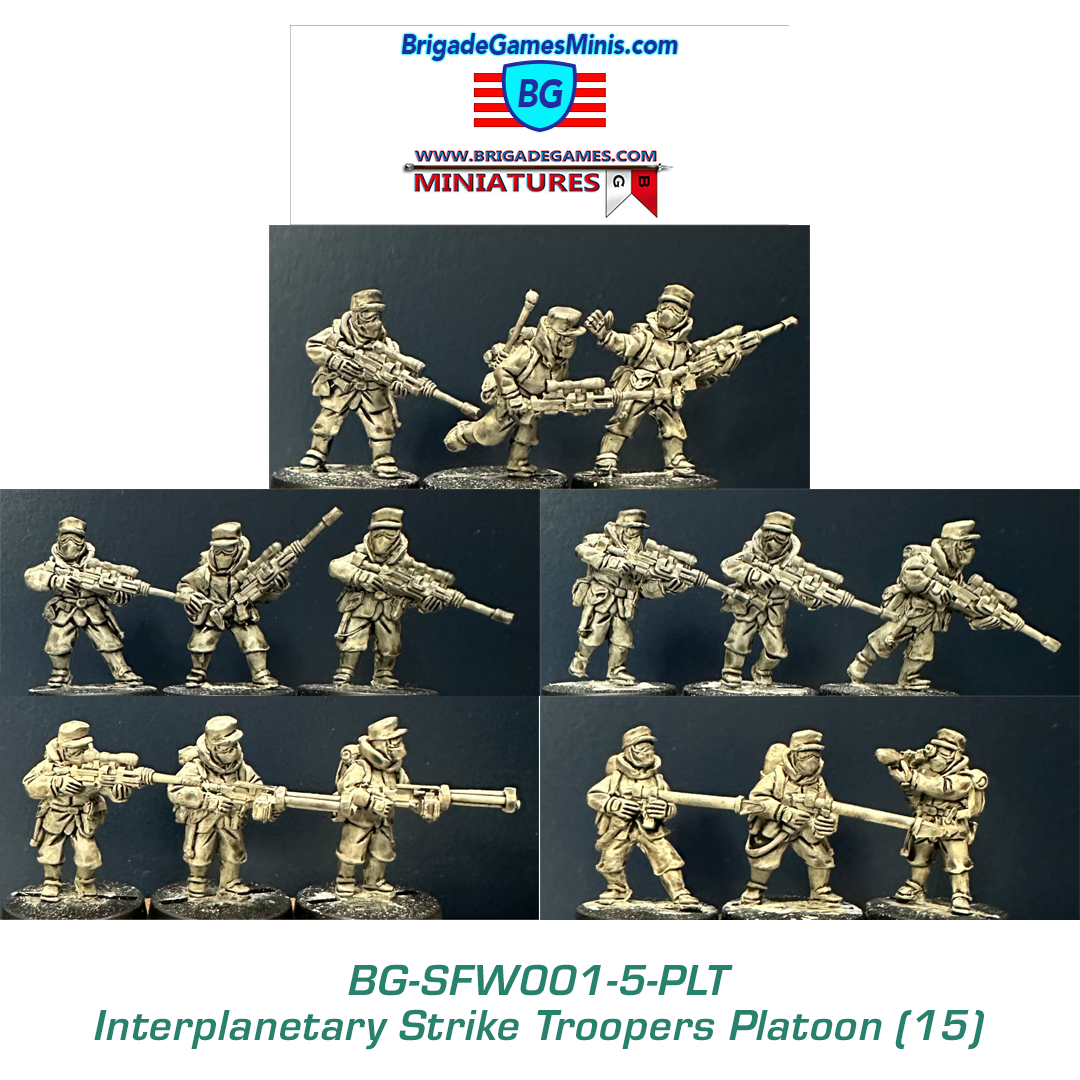 SFW001-5 Interplanetary Strike Troopers Platoon (15)