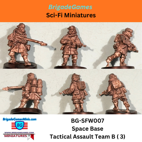 Space Base Tactical Assault Team B (3) - BG-SFW007