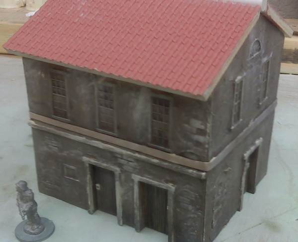 Spanish/Caribbean Style 2 storey building with shutters - BG-TRB011