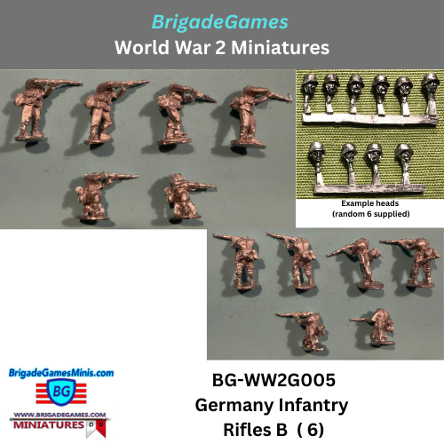German Infantry Rifles B - firing - BG-WW2G005