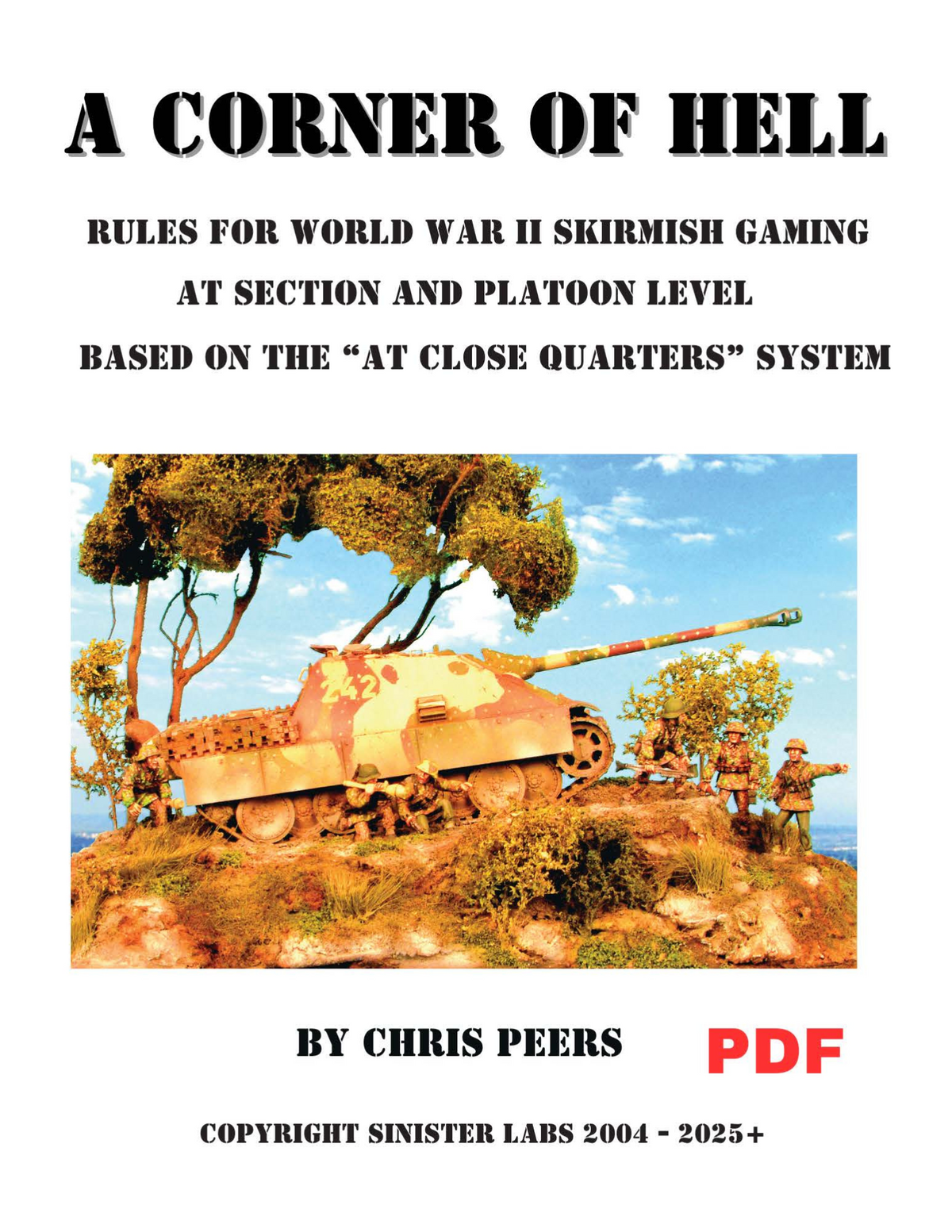 A Corner of Hell - WW2 Small Unit Wargaming - PDF - Digital Version