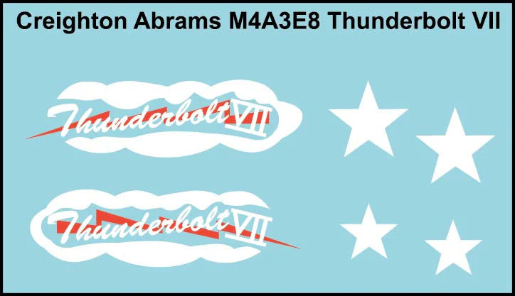 USA M4A3E8 Sherman Thunderbolt VII - 1/56th - WW2 - CB-ETAV06