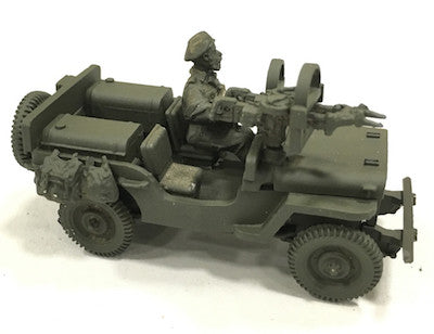 British Willy's Jeep SAS Europe includes 2 crew & stowage - 1/56th - WW2 - CB-NABV05