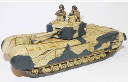 British Churchill MKIII Tank - 1/56th - WW2 - CB-NABV24