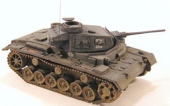 German Panzer IIIJ  - 1/56th - WW2 - CB-NAGV04
