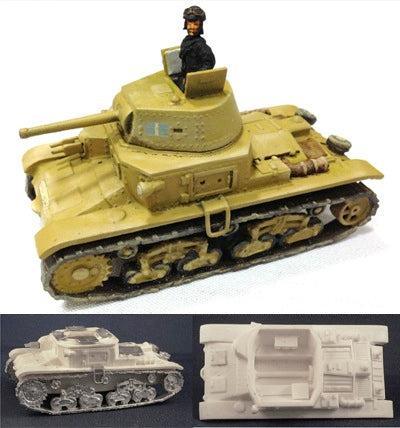 Italian M13/40 Medium Tank - 1/56th - WW2 - CB-NAIV11