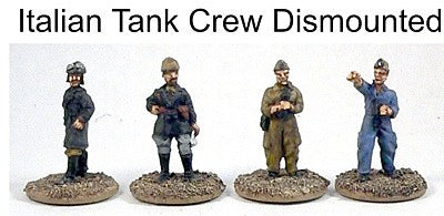 Italian Tank Crew Dismounted (4) - WW2 - CB-NAIC03
