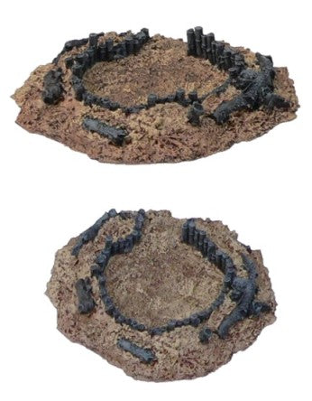 Medium Open Bunker - Resin Terrain - 28mm - WW2 - CB-PWT01
