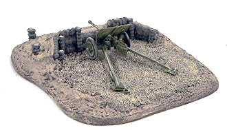 Palm log Emplacement - Resin Terrain - 28mm - WW2 - CB-PWT18