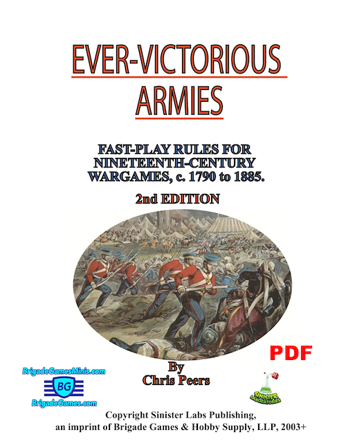 Ever Victorious Armies - 19th Century Wargaming Rules - PDF (Digital Version)