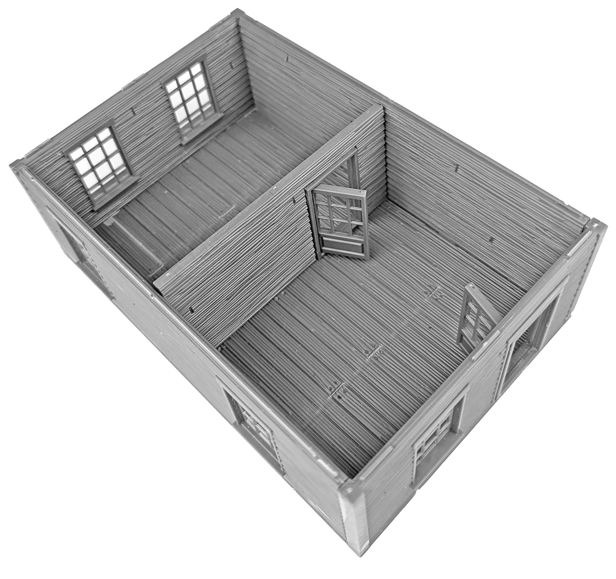 SINGLE STOREY BUILDING first floor top view - 
GREAT ЕВСАРЕ GAMES
DEAD MANS HAND ONE MULTI PART PLASTIC SINGLE STOREY BUILDING 