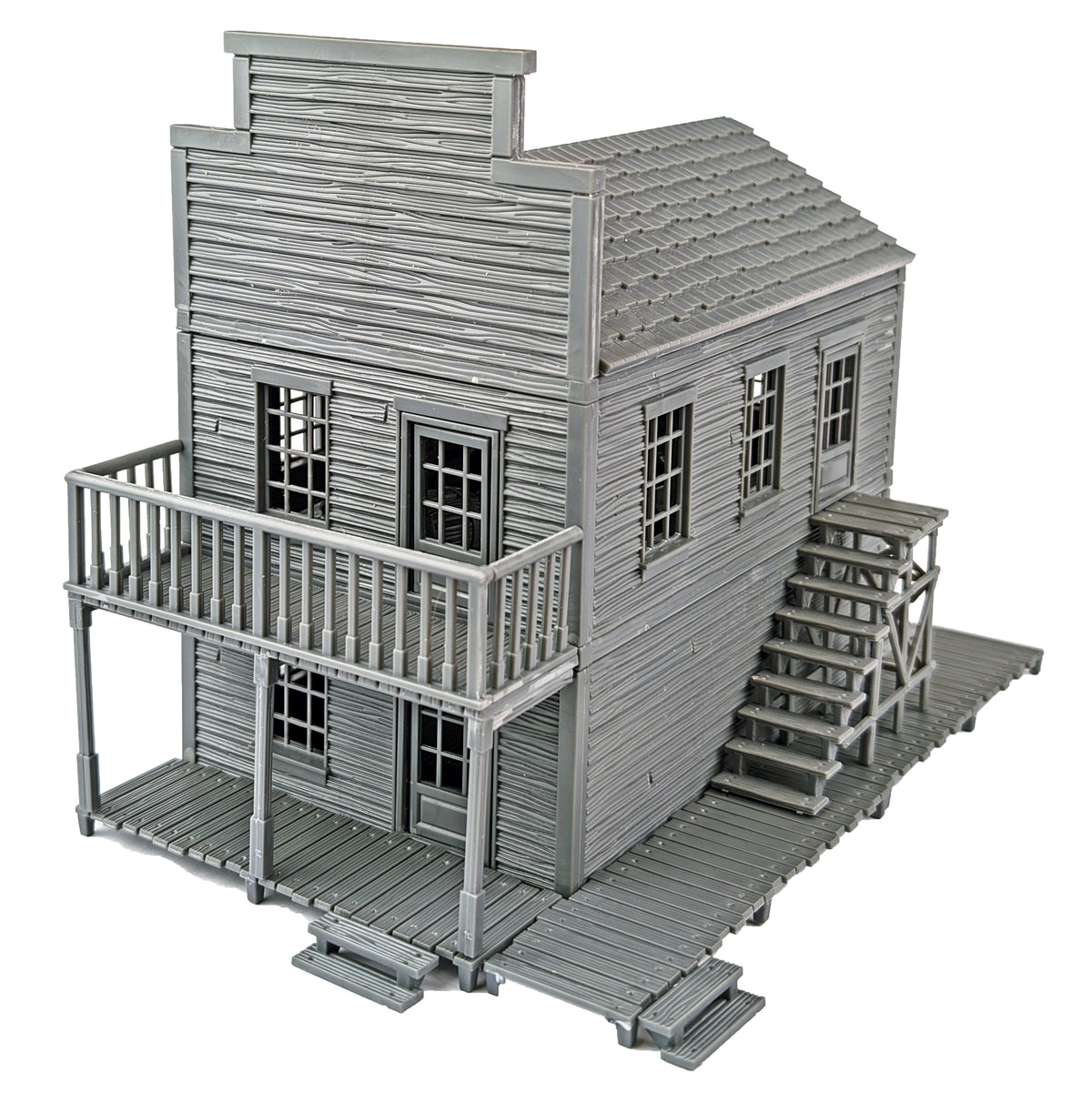 TWO STOREY BUILDING assembled and unpainted - 

DEAD MANS HAND

GREAT ЕВСАРЕ GAMES

ONE MULTI PART PLASTIC TWO STOREY BUILDING