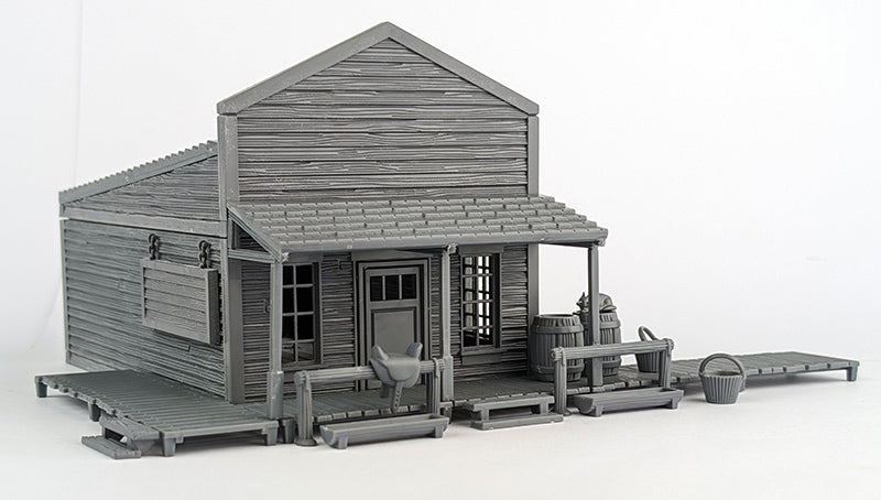 Barber Shop - Dead Man&#39;s Hand - Single Storey Plastic Building