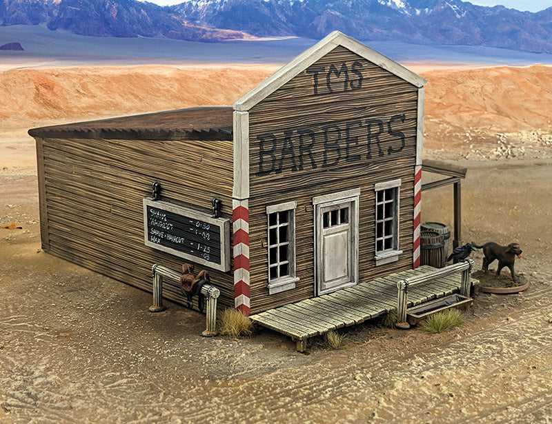 Barber Shop - Dead Man&#39;s Hand - Single Storey Plastic Building