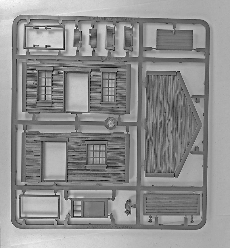 Barber Shop - Dead Man&#39;s Hand - Single Storey Plastic Building