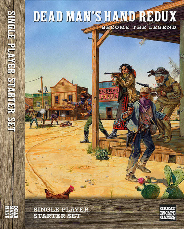 Dead Man&#39;s Hand Redux Single Player Gunslinger Set - Western Skirmish Wargaming