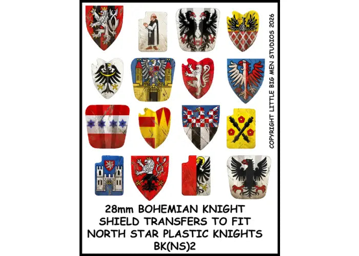 Bohemian Knights Shield Transfer #2 - BK(NS)2 - (PREORDER)
