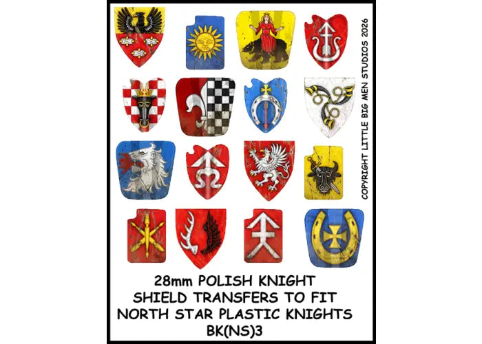 Bohemian Knights Shield Transfer #3 - BK(NS)3 - (PREORDER)