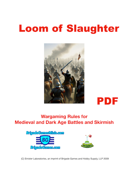 Loom of Slaughter Wargaming Rules - Medieval and Dark Age Battles and Skirmish - PDF (Digital Version)
