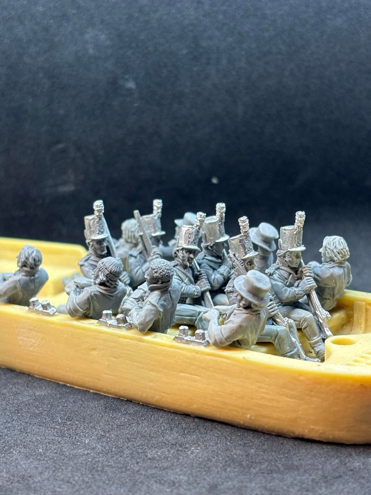 British Royal Navy Flat Boat with crew and Infantry - BG-NBR-S01