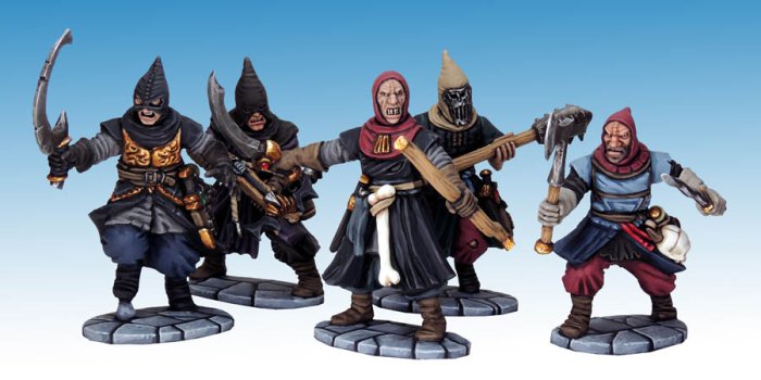 Frostgrave Cultists - FGVP02 -  Fantasy Wargaming Miniatures