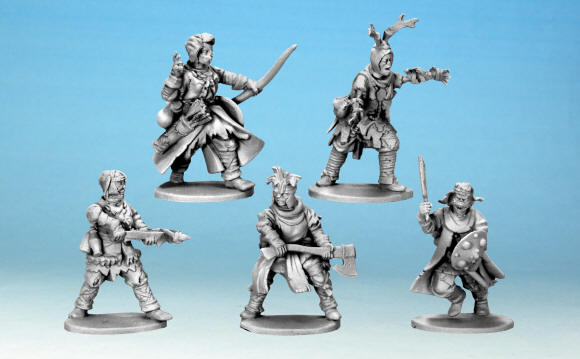 Frostgrave Cultists II - FGVP11 -  Fantasy Wargaming Miniatures