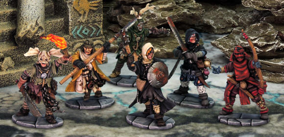 Frostgrave Cultists II - FGVP11 -  Fantasy Wargaming Miniatures