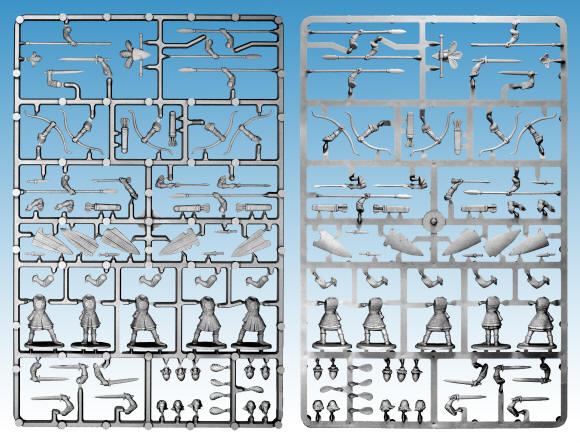 Elf Infantry - plastic boxed set - Oathmark