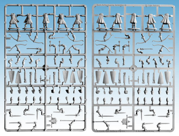 Elf Light Infantry - plastic boxed set - Oathmark